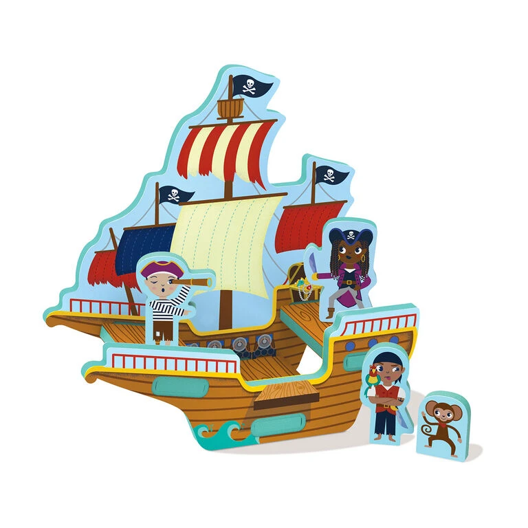 Storytime Toys 3D Pirate Ship Play Puzzle 2 Storytime Toys 3D Pirate Ship Play Puzzle - Image 2