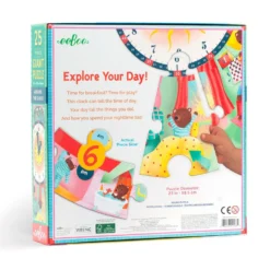 Eeboo Around The Clock 25-Piece Giant Jigsaw Puzzle For Kids 6 Eeboo Around The Clock 25-Piece Giant Jigsaw Puzzle For Kids -Hallmark Toys Shop Around the Clock 25Piece Giant Jigsaw Puzzle PZCLK 03