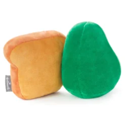Hallmark Better Together Avocado And Toast Magnetic Plush, 5" 7 Hallmark Better Together Avocado And Toast Magnetic Plush, 5" -Hallmark Toys Shop Avocado and Toast Magnetic Plush 1KID2091 03