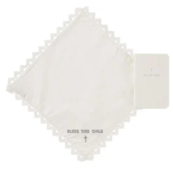 Hallmark Commemorative Handkerchief And First Bible Set