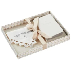 Hallmark Commemorative Handkerchief And First Bible Set -Hallmark Toys Shop Babys First Bible Book and Handkerchief Set 1BBY4787 05