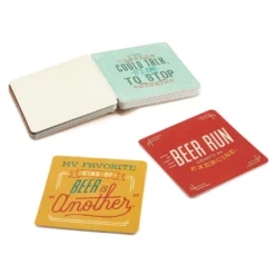 Hallmark Beers To You: 20 Coasters To Say Cheers To Book -Hallmark Toys Shop Beers to You Book With Coasters 1BOK1570 05