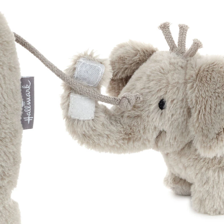 Hallmark Big And Little Elephant Singing Stuffed Animals With Motion, 8" 4 Hallmark Big And Little Elephant Singing Stuffed Animals With Motion, 8" - Image 4
