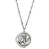Birds Charm Dear You Sister Necklace, 17.5"