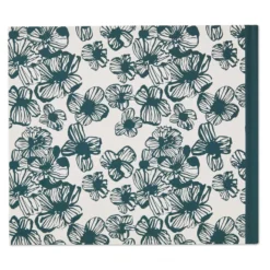 Hallmark In Loving Memory Floral Funeral Guest Book -Hallmark Toys Shop Black and White Floral Guest Book for Funeral 1BMK1609 05