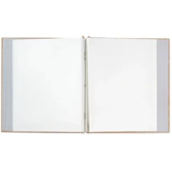 Hallmark Hexagons On Kraft Large Refillable Photo Album -Hallmark Toys Shop Brown Kraft Paper Geometric Refillable Photo Album 1EDY3155 03