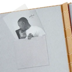 Hallmark Hexagons On Kraft Large Refillable Photo Album -Hallmark Toys Shop Brown Kraft Paper Geometric Refillable Photo Album 1EDY3155 04