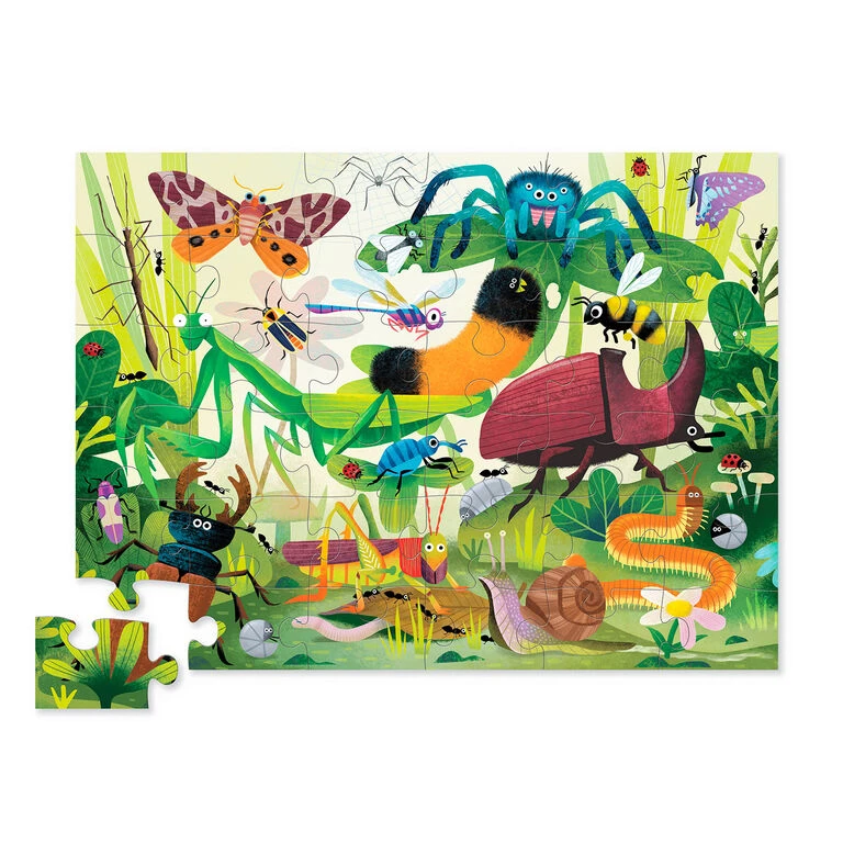Crocodile Creek Backyard Bugs 36-Piece Floor Puzzle 2 Crocodile Creek Backyard Bugs 36-Piece Floor Puzzle - Image 2