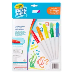 Crayola® Color Wonder Paintbrush Pens And Drawing Pad Set 7 Crayola® Color Wonder Paintbrush Pens And Drawing Pad Set -Hallmark Toys Shop Color Wonder Paintbrush Pens and Paper Set 11CRA2009 04