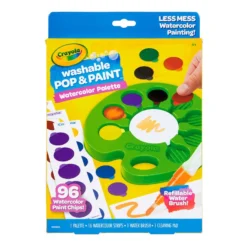 Crayola® Pop & Paint Washable Watercolor Palette