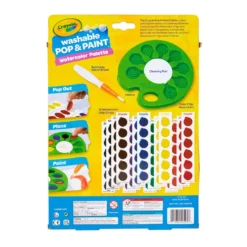 Crayola® Pop & Paint Washable Watercolor Palette -Hallmark Toys Shop Crayola Pop and Paint Washable Watercolor Palette 11CRA2067 03