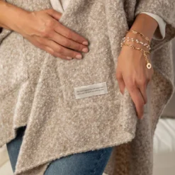 Taupe Remembrance Prayer Shrobe 7 Taupe Remembrance Prayer Shrobe -Hallmark Toys Shop Creamy White and Beige Robe Shawl 1005012882 04