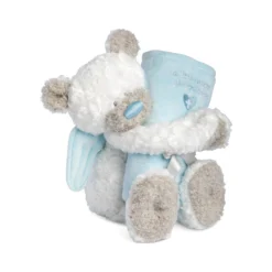 Demdaco Guardian Angel Bear And Blue Blanket, Set Of 2 -Hallmark Toys Shop Demdaco Guardian Angel Bear and Blue Blanket 5004830031 03