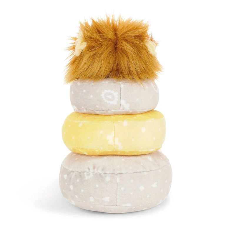 Demdaco Stackable Plush Lion Baby Toy 2 Demdaco Stackable Plush Lion Baby Toy - Image 2