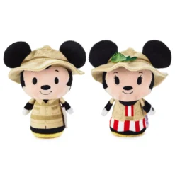 Hallmark Itty Bittys® Walt Disney World 50th Anniversary Jungle Cruise Mickey And Minnie Plush, Set Of 3 -Hallmark Toys Shop Disney Jungle Cruise Boat Mickey and Minnie itty bittys 1KDD2118 03