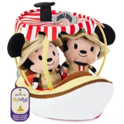 Hallmark Itty Bittys® Walt Disney World 50th Anniversary Jungle Cruise Mickey And Minnie Plush, Set Of 3 -Hallmark Toys Shop Disney Jungle Cruise Boat Mickey and Minnie itty bittys 1KDD2118 05