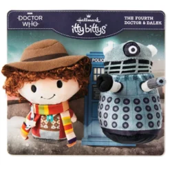 Hallmark Itty Bittys® Doctor Who The Fourth Doctor And Dalek Plush, Set Of 2 -Hallmark Toys Shop Doctor Who Fourth Doctor and Dalek Plush itty bittys 1KDD2078 03