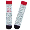 Hallmark Emergency Toilet Paper Funny Crew Socks