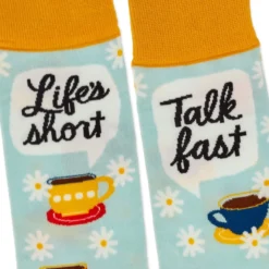 Hallmark Gilmore Girls Life's Short, Talk Fast Crew Socks -Hallmark Toys Shop Gilmore Girls Lifes Short Talk Fast Crew Socks 1PCL1011 03