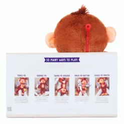 Hallmark Goin' Bananas Monkey Singing Stuffed Animal, 12" 9 Hallmark Goin' Bananas Monkey Singing Stuffed Animal, 12" -Hallmark Toys Shop Goin Bananas Interactive Monkey Stuffed Animal With Sound 1PSB2187 05