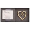 Gold Heart Giving Pin