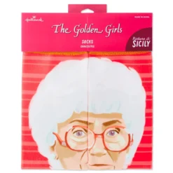 Hallmark Sophia The Golden Girls Sicily Novelty Crew Socks 8 Hallmark Sophia The Golden Girls Sicily Novelty Crew Socks -Hallmark Toys Shop Golden Girls Sophia Funny Novelty Crew Socks 1GOL1054 04