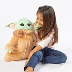 Pillow Pets Disney Star Wars: The Mandalorian Grogu Plush Toy, 16" -Hallmark Toys Shop Grogu Pillow Pet from Star Wars The Mandalorian 03201497E 04