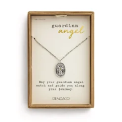 Demdaco Guardian Angel Charm Necklace, 18" -Hallmark Toys Shop Guardian Angel Charm Necklace 1008100025 03