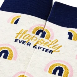 Hallmark Channel Happily Ever After Novelty Crew Socks -Hallmark Toys Shop Hallmark Channel 1 Fan Rainbows Novelty Crew Socks 1HKC2243 03