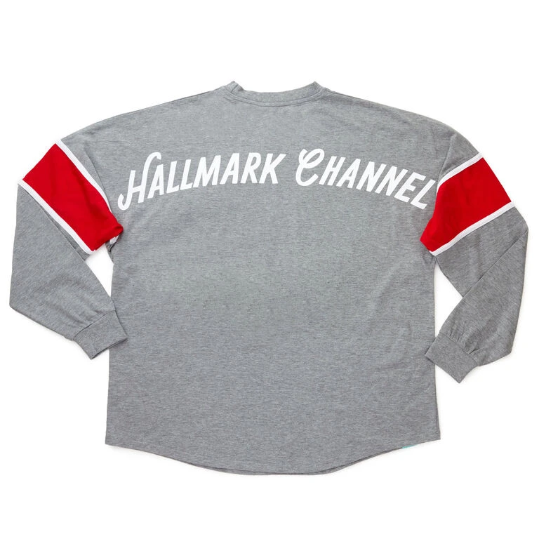 Hallmark Channel Merry Movie Watching Long Sleeve Jersey, X-Large 2 Hallmark Channel Merry Movie Watching Long Sleeve Jersey, X-Large - Image 2