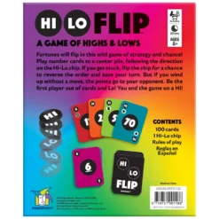 Hi Lo Flip Card Game -Hallmark Toys Shop Hi Lo Flip Card Game 118 03