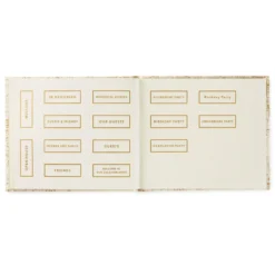 Hallmark Ivory And Gold Guest Book -Hallmark Toys Shop Ivory and Gold Guest Book 1EDY3149 05