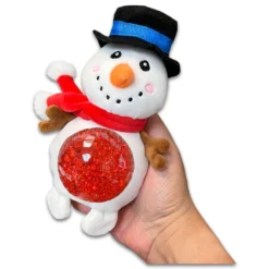 Jellyroos Powder The Snowman Squeezable Plush Toy -Hallmark Toys Shop Jellyroos Powder the Snowman Squeezable Plush Toy JLR1072 03