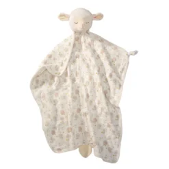 Douglas Cuddle Toys Lennox Lamb Blanki Lovey Baby Blanket, 24"