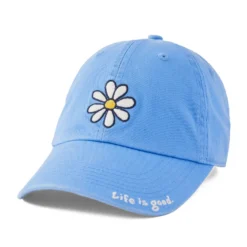 Life Is Good Daisy Cornflower Blue Baseball Cap