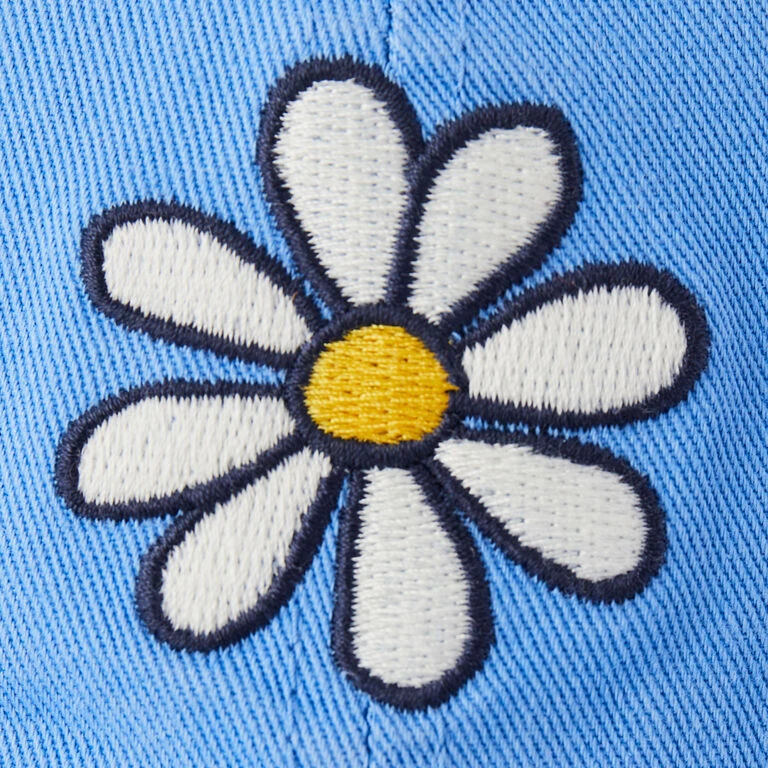 Life Is Good Daisy Cornflower Blue Baseball Cap 2 Life Is Good Daisy Cornflower Blue Baseball Cap - Image 2