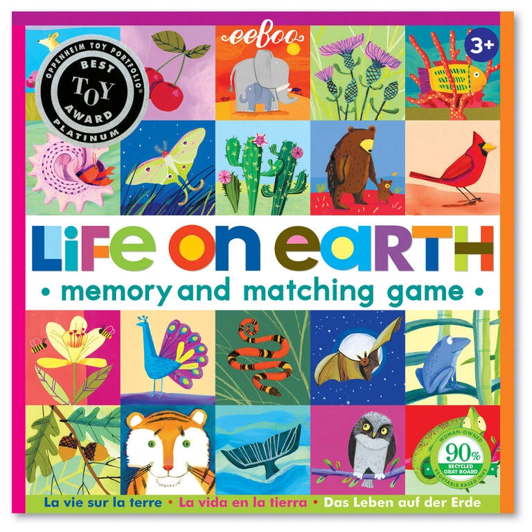 Eeboo Life On Earth Memory And Matching Game 1 Eeboo Life On Earth Memory And Matching Game