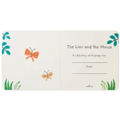 Hallmark The Lion And The Mouse Board Book And Lion Lovey Blanket Set -Hallmark Toys Shop Lion Lovey Blanket Lion Mouse Kindness Board Book Set 1BBY4783 04