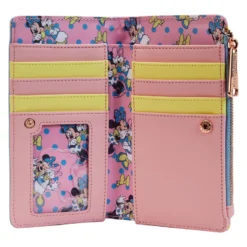 Loungefly Minnie Pastel Color Block Dots Wallet -Hallmark Toys Shop Loungefly Minnie Pastel Color Block Dots Wallet WDWA2434 04