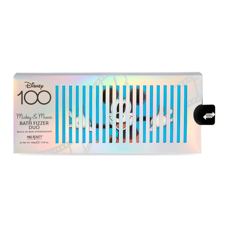 Mad Beauty Disney 100-Year Celebration Mickey And Minnie Bath Fizzers, Set Of 2 1 Mad Beauty Disney 100-Year Celebration Mickey And Minnie Bath Fizzers, Set Of 2