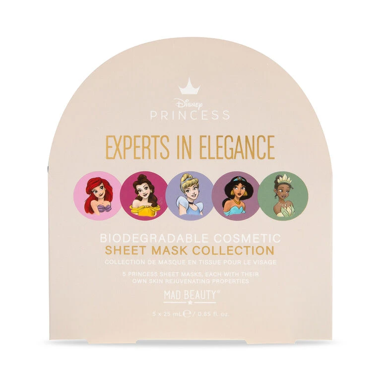 Mad Beauty Disney Princess Sheet Face Masks, Set Of 5 1 Mad Beauty Disney Princess Sheet Face Masks, Set Of 5