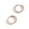 Howard's Jewelry Medium Silver Huggie Hoop Earrings