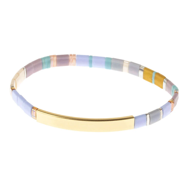 Lavender Be Fierce Good Karma Miyuki Bracelet 1 Lavender Be Fierce Good Karma Miyuki Bracelet