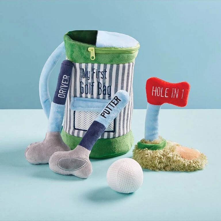 Mud Pie My First Golf Bag Plush Play Set, 5 Pieces 2 Mud Pie My First Golf Bag Plush Play Set, 5 Pieces - Image 2