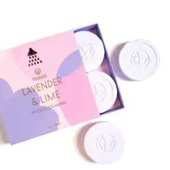 Musee Lavender And Lime Shower Steamers, Set Of 4