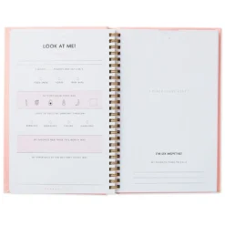 Hallmark My First Year Baby Book For Girl -Hallmark Toys Shop My First Year Pink Baby Book for Girl 1BBA4136 04