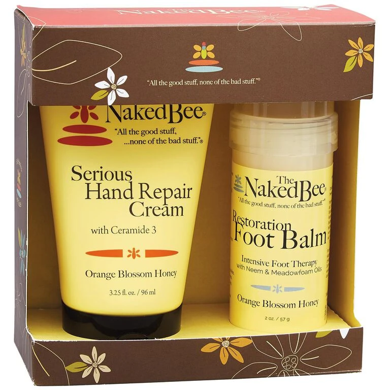 Naked Bee Hand & Foot Repair Kit, Set Of 2 1 Naked Bee Hand & Foot Repair Kit, Set Of 2