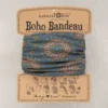 Natural Life Teal/Gold Medallion Boho Bandeau