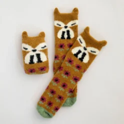 Natural Life Rust Fox Cozy Socks