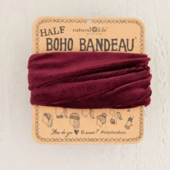Natural Life Wine Corduroy Boho Bandeau